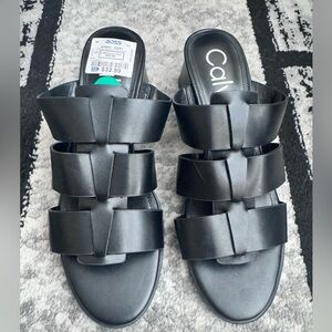 Calvin Klein Black Strappy Women's Sandals